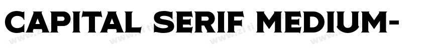capital serif medium字体转换 capital serif medium字体转换
